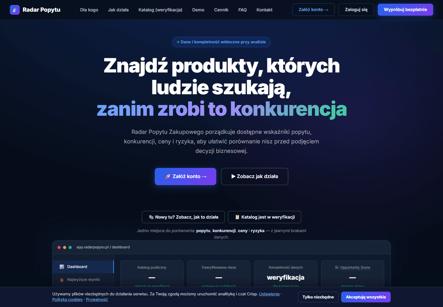 Realizacja MACH Studio: Radar Popytu